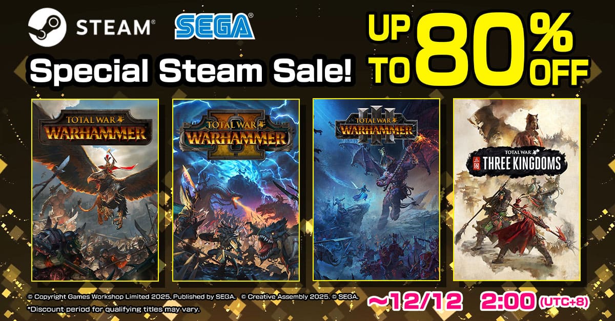 Total War Showcase Sale Now Live