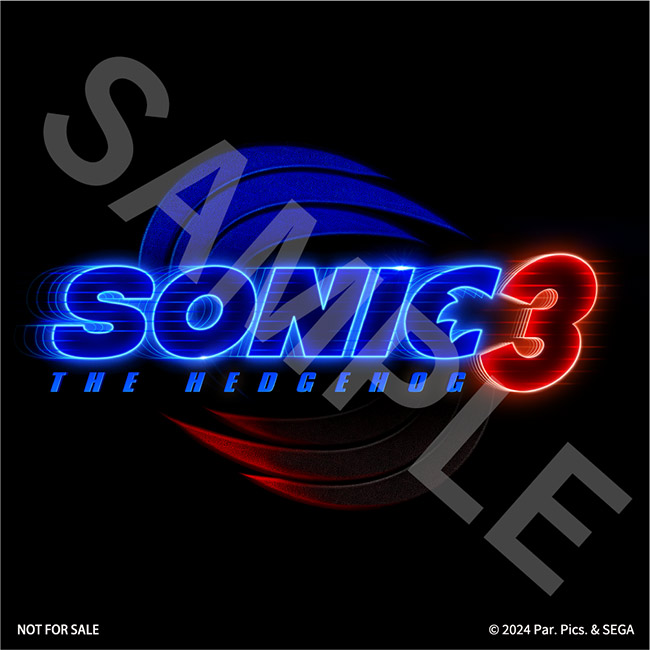 『Sonic the Hedgehog 3（原題）』特製オリジナルロゴステッカー