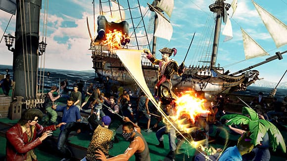 ゲーム画面02：龍が如く８外伝 Pirates in Hawaii