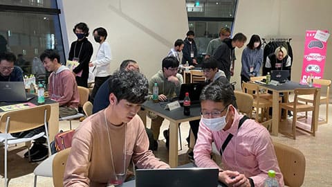 「ポートフォリオレビュー会」の様子