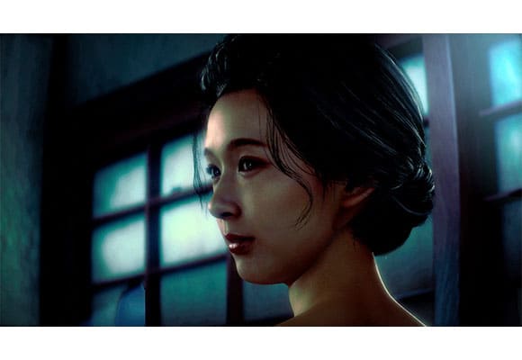 ゲーム画面：穂志もえか