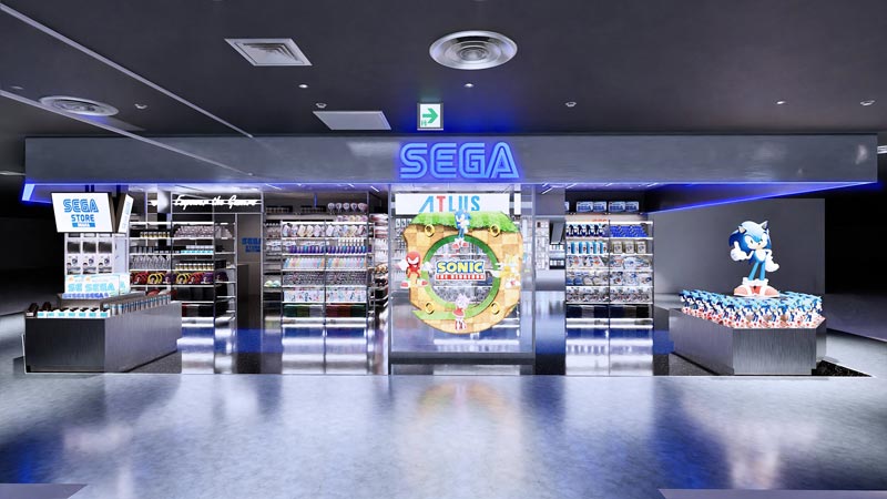 「SEGA STORE OSAKA」空間デザイン